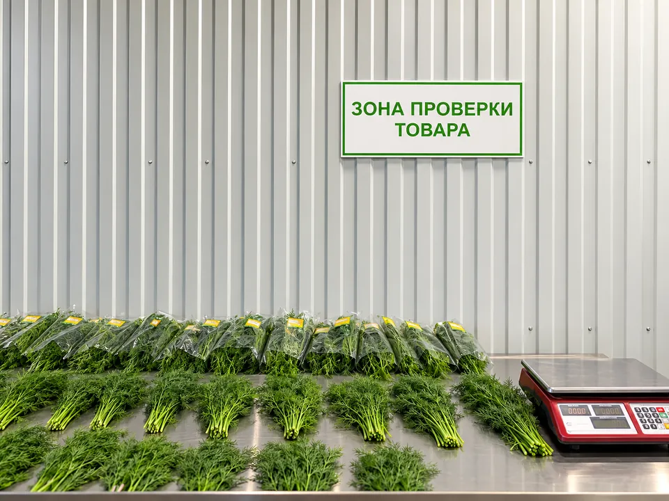 зона проверки товара